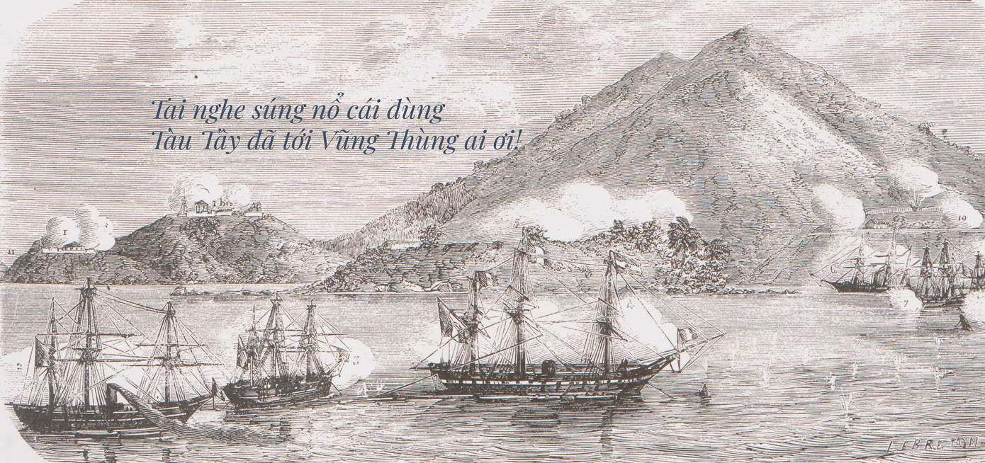Thực dân Pháp tấn công Đà Nẵng năm 1858.