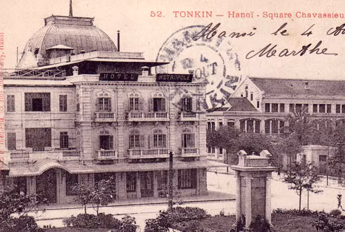 Khách sạn Metropole thời thuộc địa.