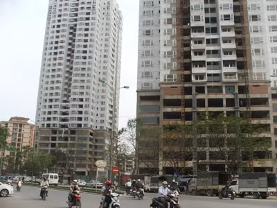 Khu đô thị Đông Nam Trần Duy Hưng đã 3 lần điều chỉnh quy hoạch Ảnh: Minh Tuấn