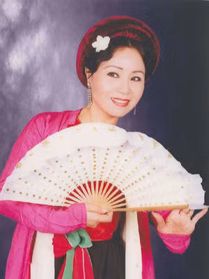 NSƯT Minh Thu trong một vai chèo Ảnh: N.M.Hà