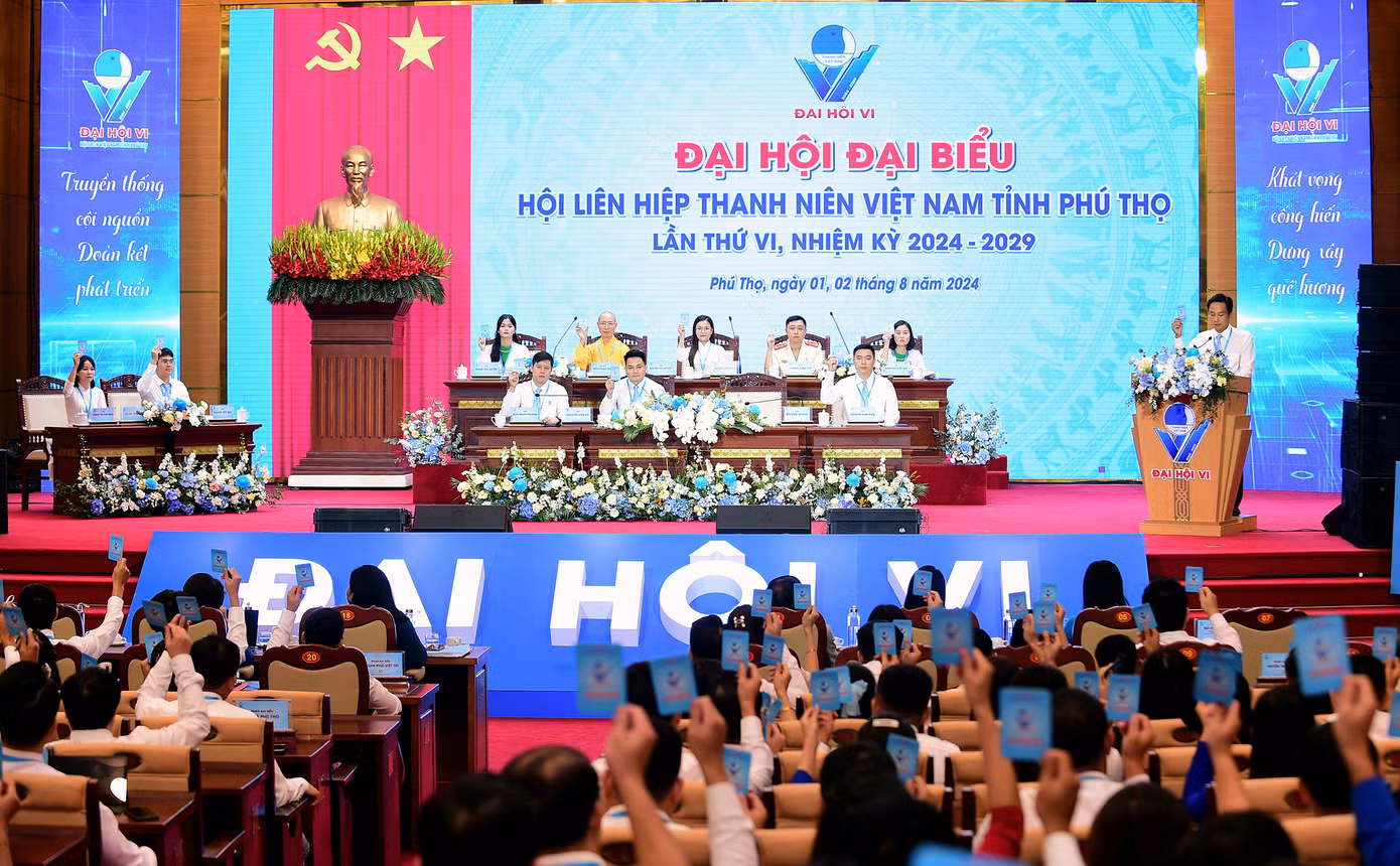 Đại hội hiệp thương chọn cử Ủy ban Hội LHTN Việt Nam tỉnh Phú Thọ khoá VI. Ảnh: Xuân Tùng