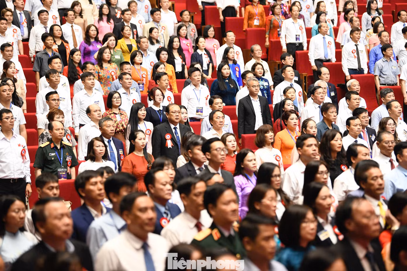 Các đại biểu dự lễ kỷ niệm. Ảnh: Như Ý. Các đại biểu dự lễ kỷ niệm. Ảnh: Như Ý.