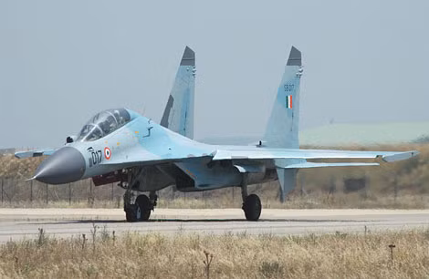 Tiêm kích Su-30K khi còn phục vụ trong Không quân Ấn Độ.. Tiêm kích Su-30K khi còn phục vụ trong Không quân Ấn Độ.
