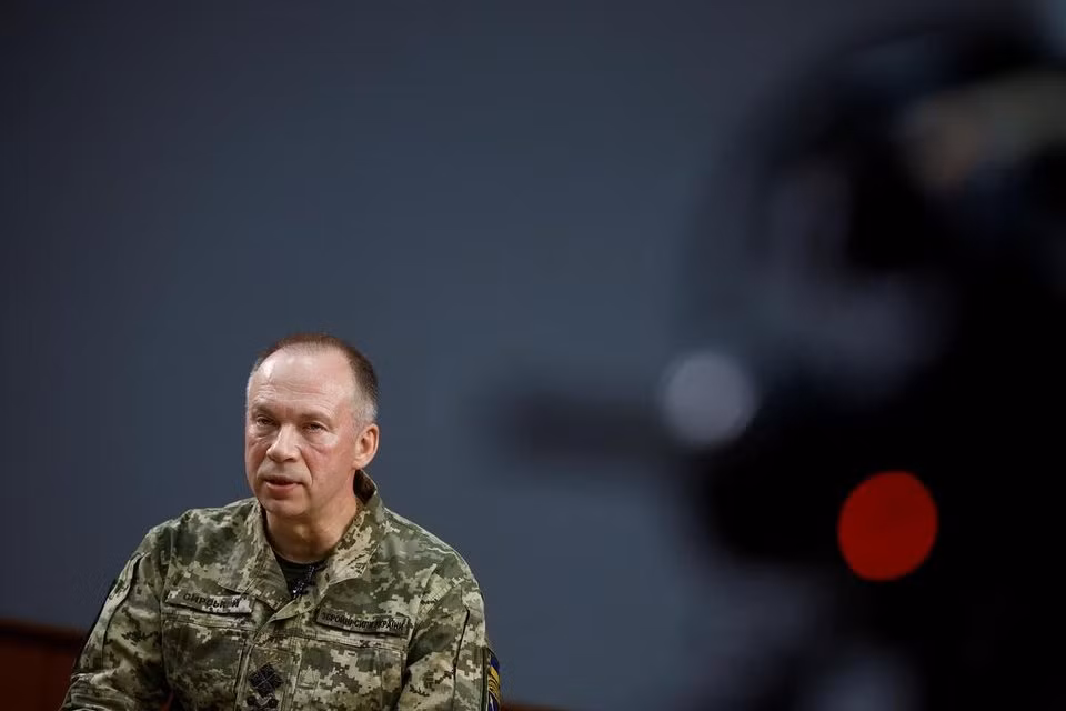 Tổng tư lệnh các Lực lượng vũ trang Ukraine Oleksandr Syrskyi. (Ảnh: Reuters)