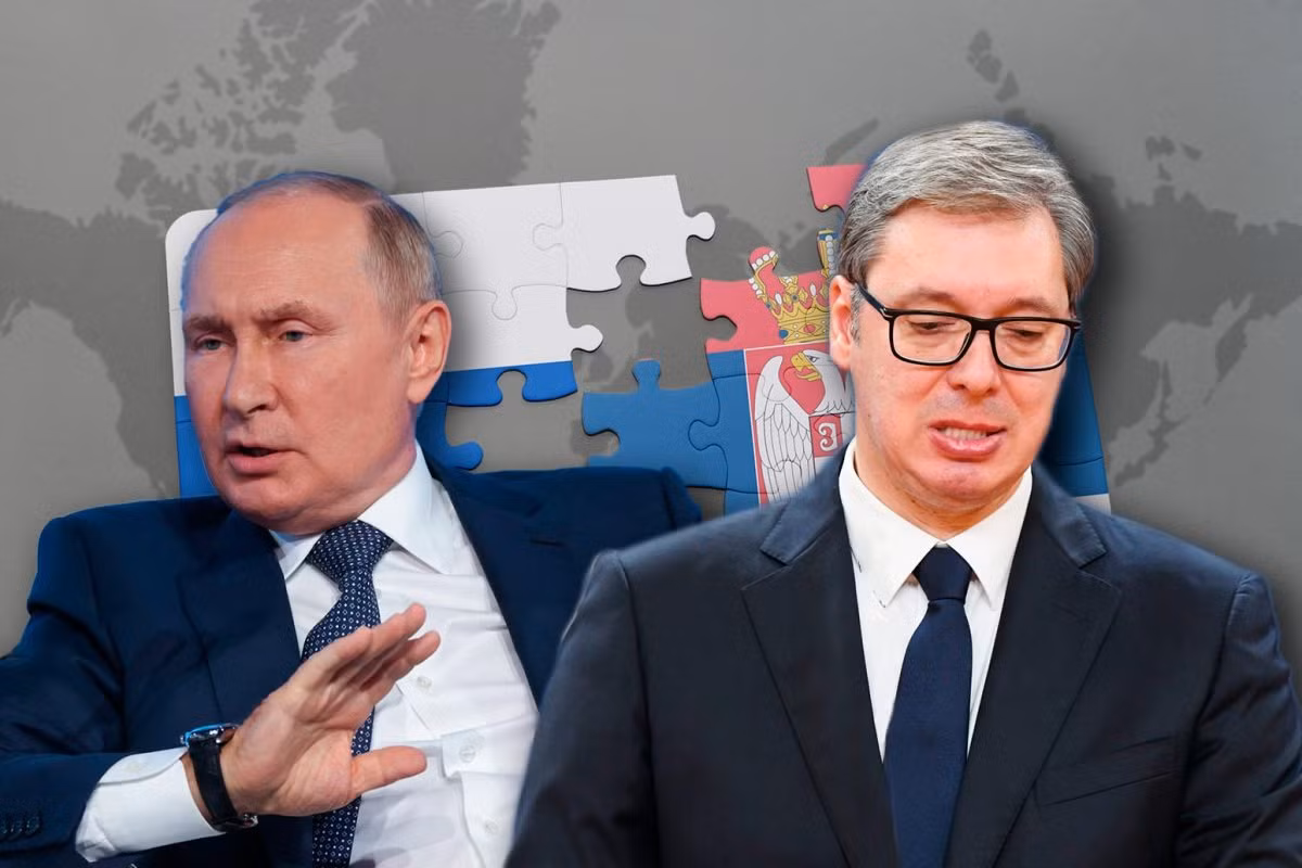 Tổng thống Nga Vladimir Putin và Tổng thống Serbia Aleksandar Vucic. (Ảnh: Tass) Tổng thống Nga Vladimir Putin và Tổng thống Serbia Aleksandar Vucic. (Ảnh: Tass)