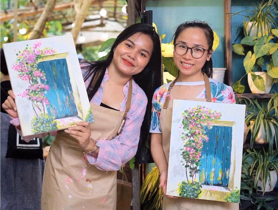 Lai thích gần gũi thiên nhiên và tìm đến các sở thích mới để chữa lành. Ảnh: NVCC Lai thích gần gũi thiên nhiên và tìm đến các sở thích mới để chữa lành. Ảnh: NVCC