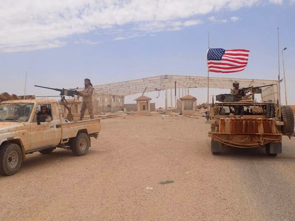 Căn cứ quân sự Al-Tanf của Mỹ ở Syria. (Ảnh: AP)