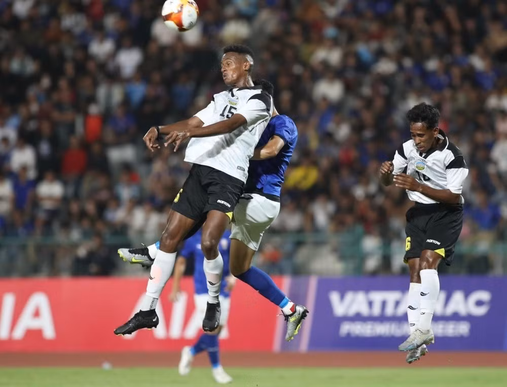 U22 Timor Leste đã gây ấn tượng với chiến thắng 3-0 trước Philippines. (Ảnh: Cambodia2023)