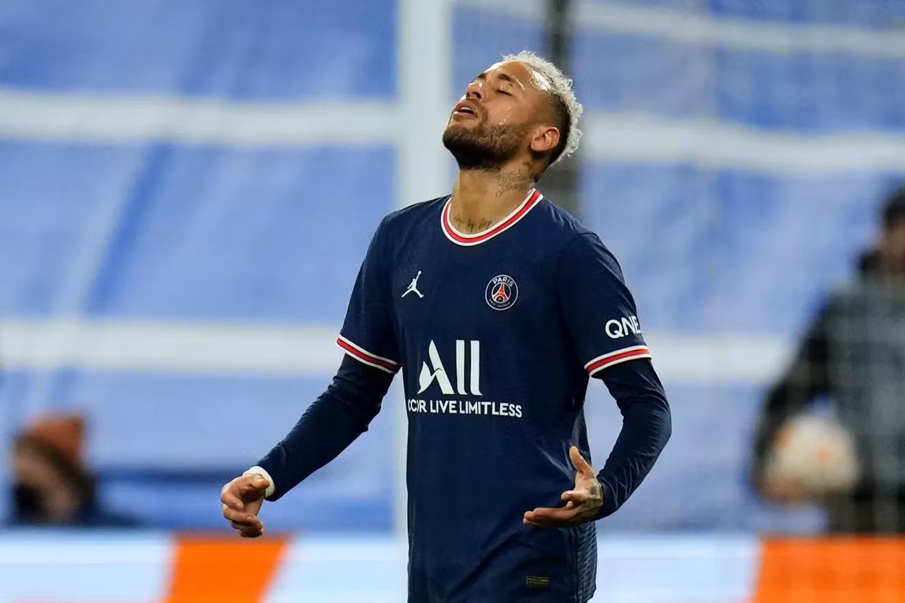 Trong 5 năm, Neymar chỉ ra sân 53% trong tổng số trận của PSG. (Ảnh: Getty Images)