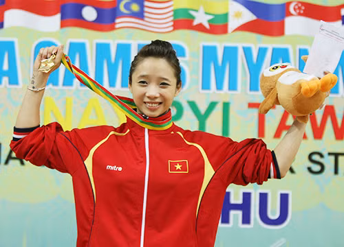 Thúy Vi trở thành người mở hàng thành công cho đoàn Thể thao Việt Nam