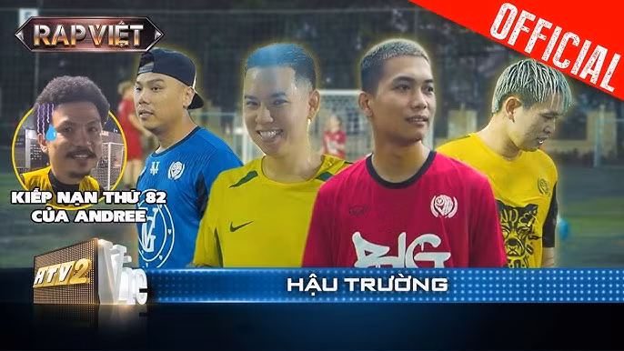 Các thí sinh Rap Việt cũng từng tự tổ chức một giải bóng đá nhỏ giao lưu giữa các team.