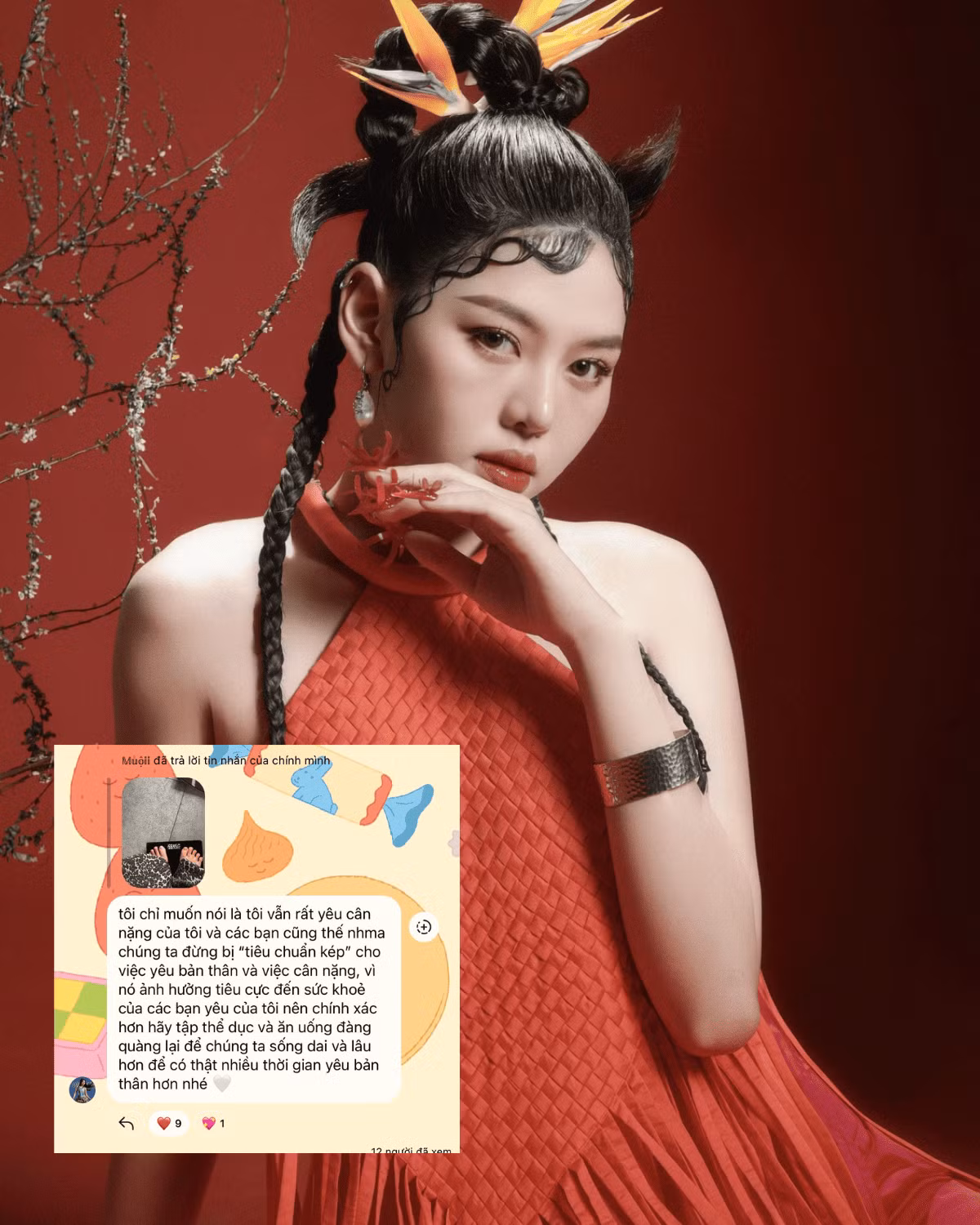 Không chỉ Miu Lê, Muộii cũng chia sẻ về cân nặng hiện tại và tâm sự với "hội con gái" chuyện giảm cân. Không chỉ Miu Lê, Muộii cũng chia sẻ về cân nặng hiện tại và tâm sự với "hội con gái" chuyện giảm cân.