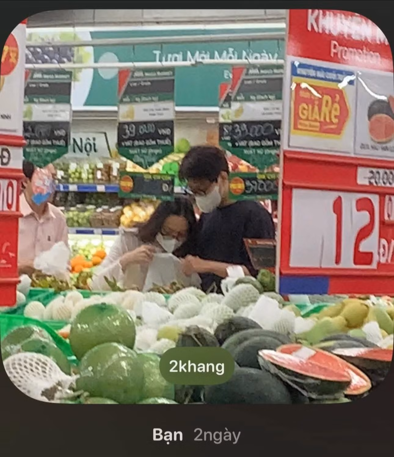 Hình ảnh của HURRYKNG và Kem cách đây hai ngày. Nguồn: @anhthi_26