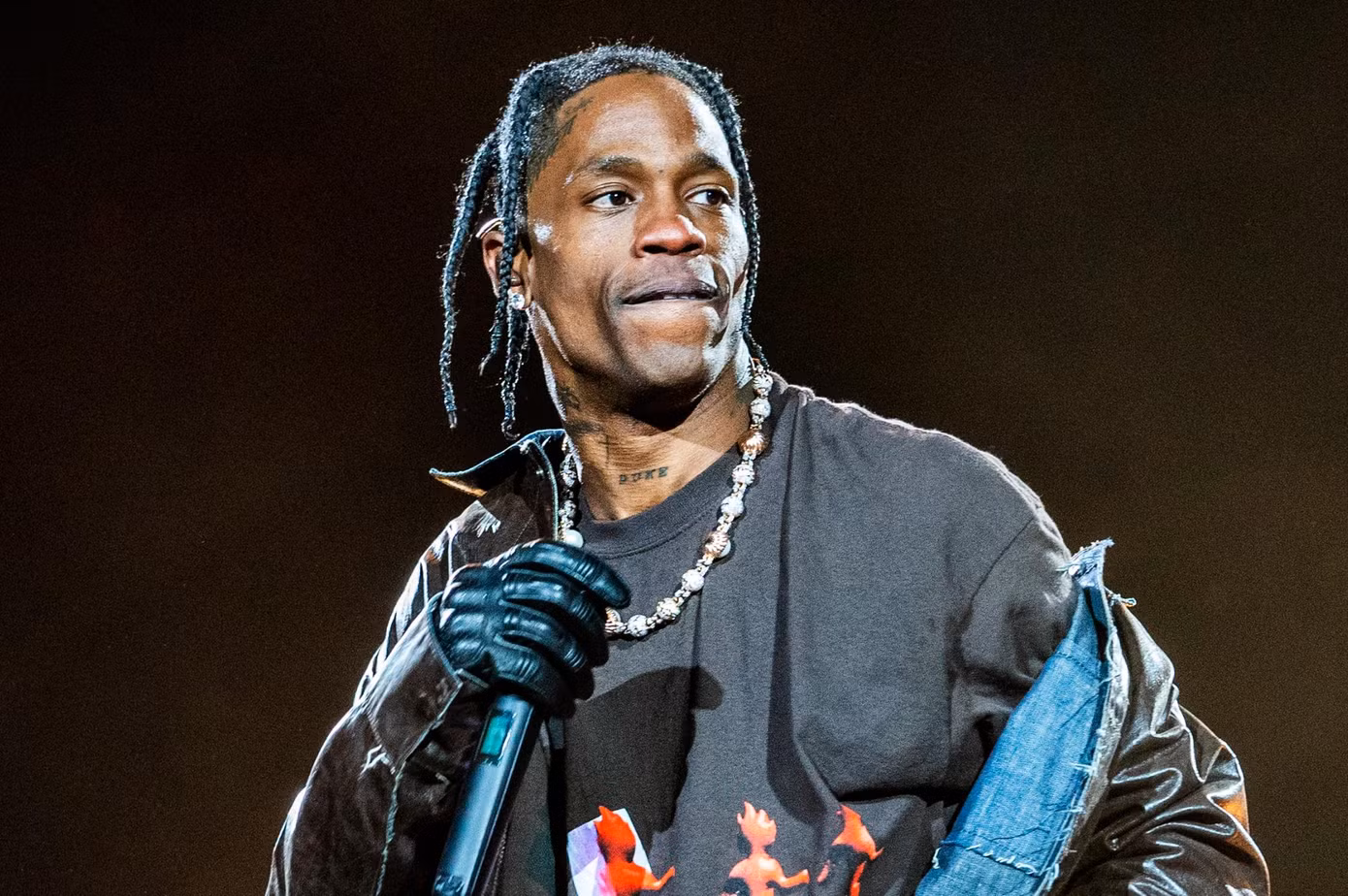 Travis Scott tại lễ hội âm nhạc Astroworld.