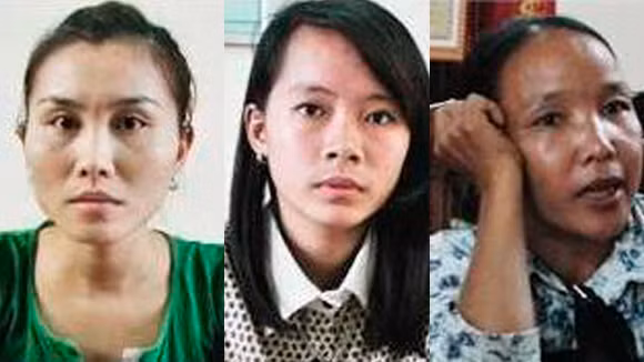 Các đối tượng Hương, Mai Anh, Toàn. Các đối tượng Hương, Mai Anh, Toàn
