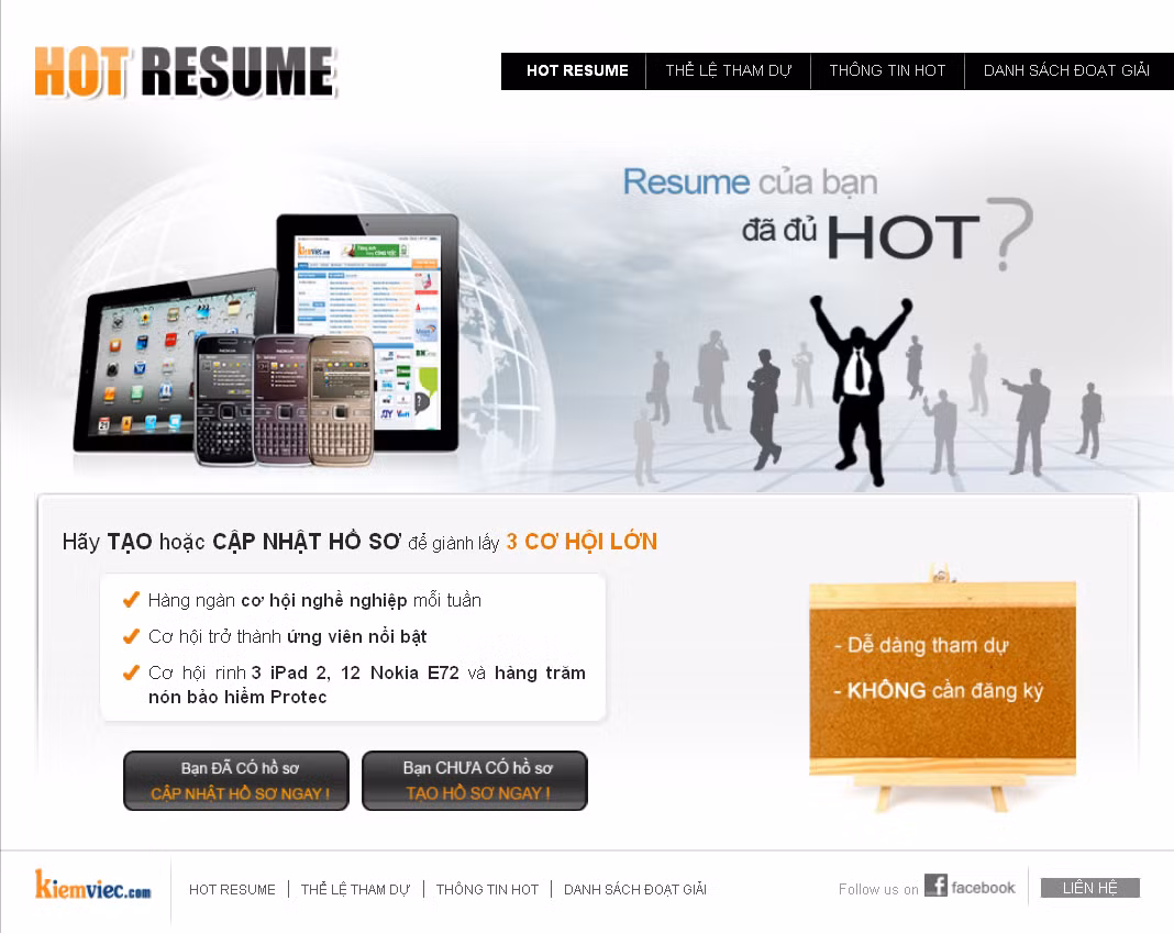 Tham gia những cuộc thi Hồ sơ Online là cách để rèn luyện khả năng viết hồ sơ ứng tuyển
