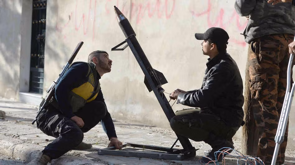 Lực lượng Syria với các loại vũ khí 