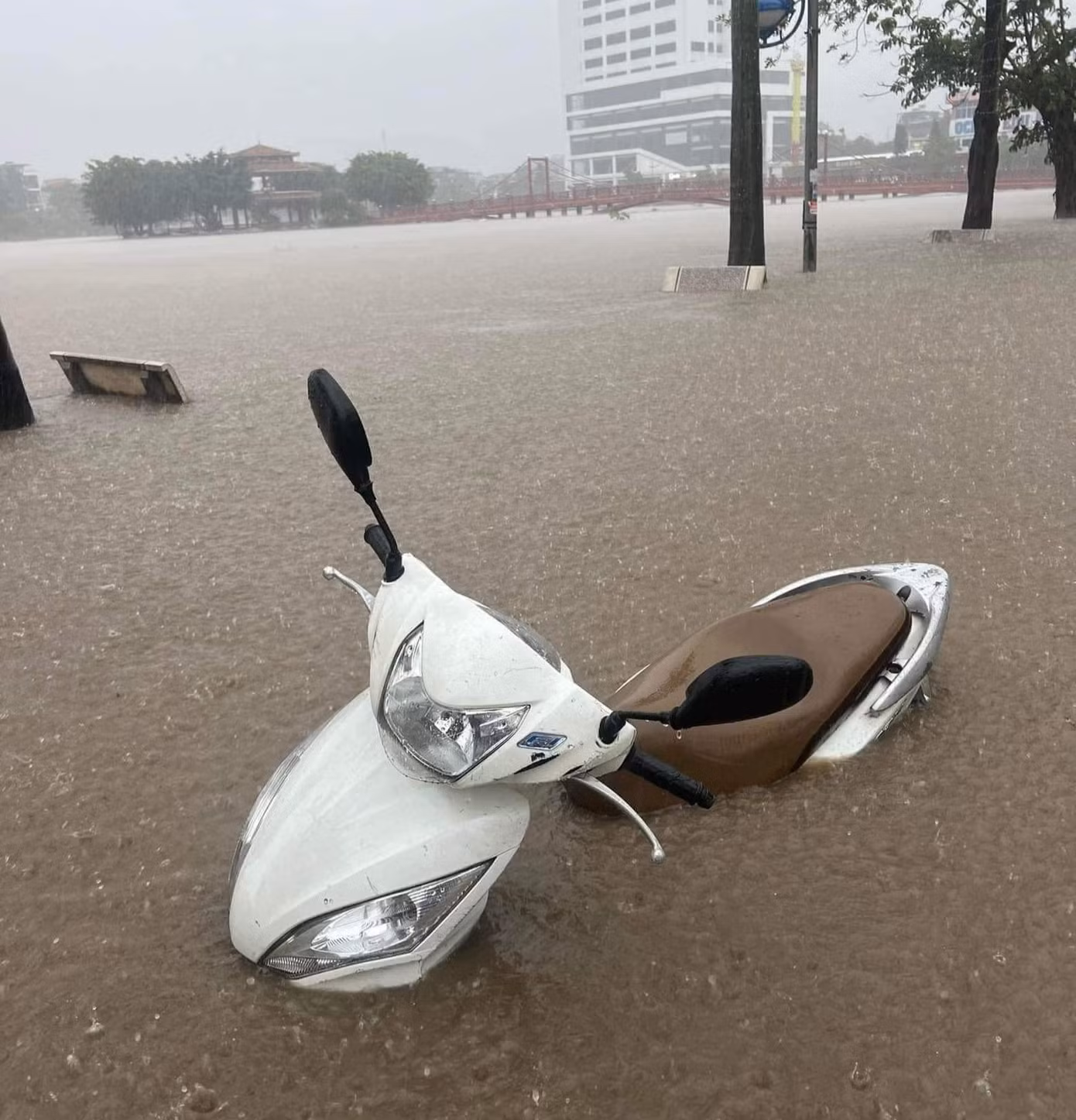 Có những nơi ngập sâu hơn 1 mét.