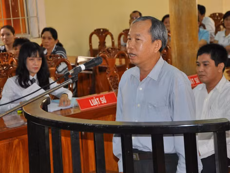 Bị cáo Võ Duy Cương tại toà ngày 22/8 . Bị cáo Võ Duy Cương tại toà ngày 22/8
