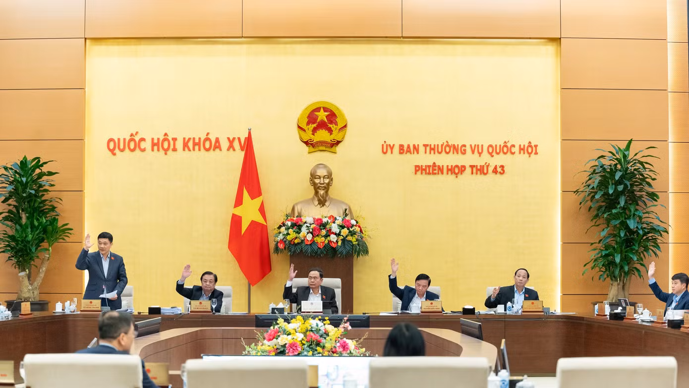 Ủy ban Thường vụ Quốc hội đồng ý ban hành Nghị định giảm tiền thuê đất năm 2024. Ảnh: QH