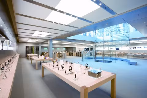 Một gian hàng bán lẻ của Apple