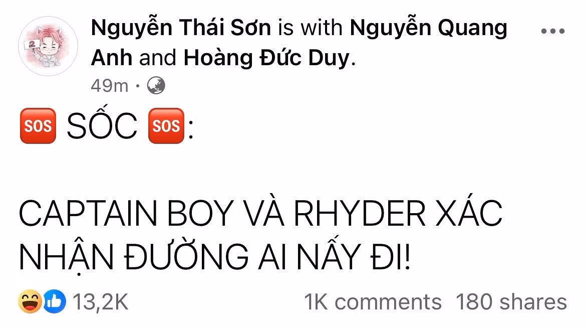 JSOL đầy "mảng miếng" khi đăng tiêu đề "giật tít" để ủng hộ sản phẩm mới của Captain Boy.