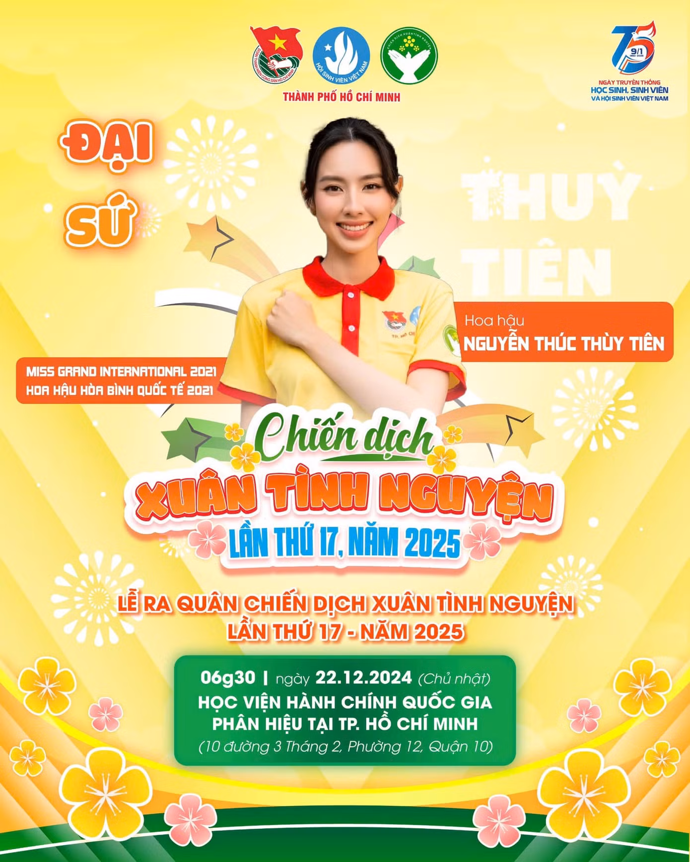 Ba nàng hậu quốc tế tham gia làm đại sứ cho chiến dịch Xuân tình nguyện 2025.