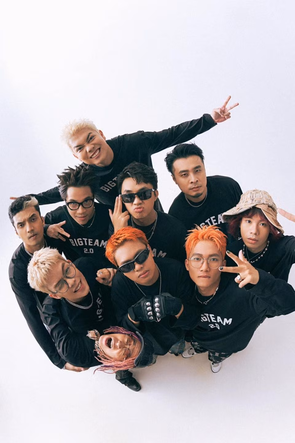 Team BigDaddy Rap Việt Mùa 4. Ảnh: FBNV Team BigDaddy Rap Việt Mùa 4. Ảnh: FBNV