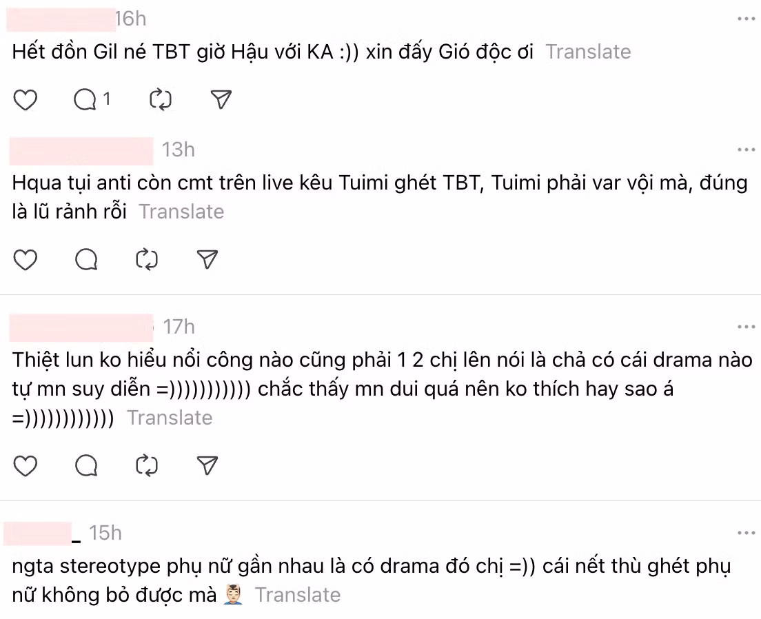 Nhiều khán giả phản đối việc dựng lên drama vô căn cứ, cho rằng tất cả chỉ là suy diễn.