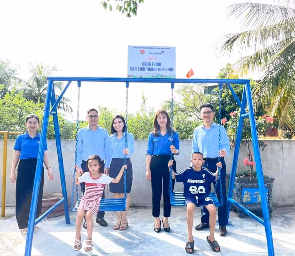 Công trình thể hiện sự quan tâm, chung tay, đồng hành của Đoàn thanh niên các cấp trong việc chăm lo, giáo dục cho thanh thiếu nhi. Ảnh: Đoàn Xã Quỳnh Hoa