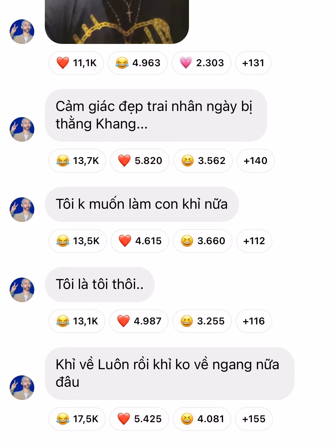 Những dòng tâm trạng của WEAN LE sau sự việc bị đội trưởng từ chối.