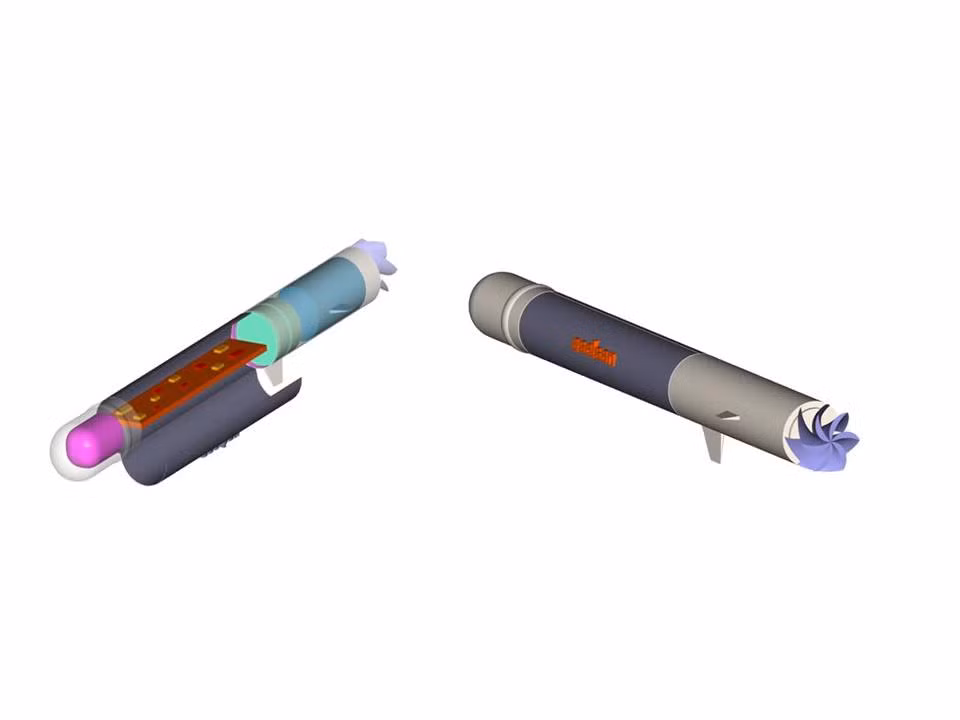 Mô phỏng 3D model Ngư lôi