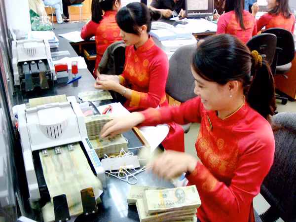 Ngân hàng ứ đọng vốn nhưng ngại cho vay, trong khi DN đang khát vốn Ảnh: Đại Dương