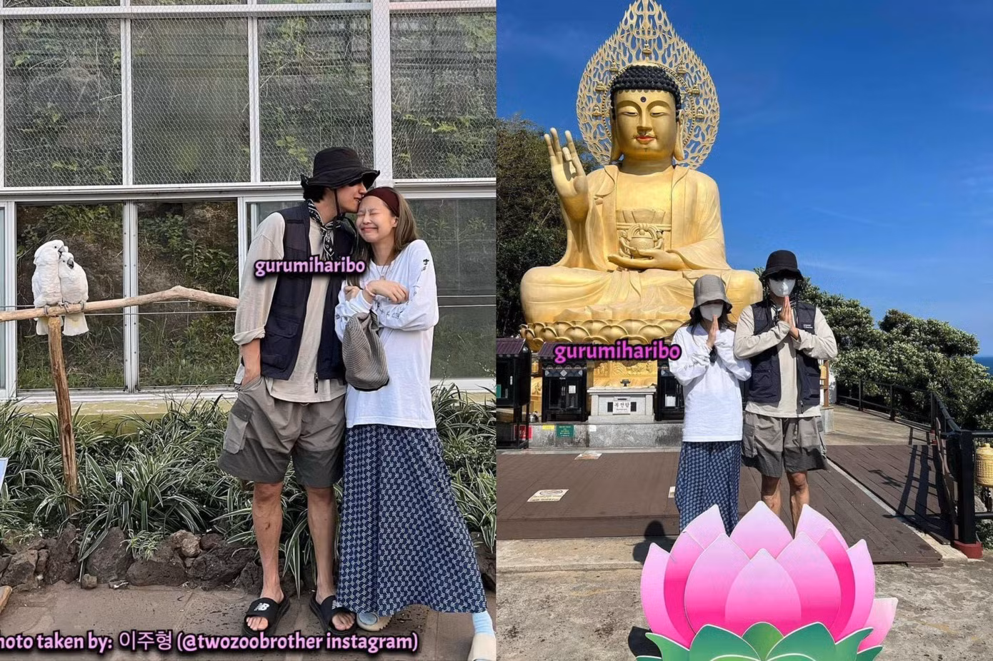 Những bức ảnh được cho là từ chuyến hẹn hò tại Jeju của V và Jennie.
