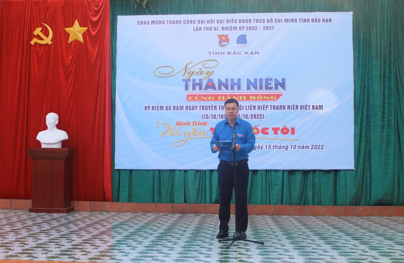 Một số địa phương đã phát động Ngày thanh niên cùng hành động. (Ảnh: Huyền Thương/ Báo Bắc Kạn Online)