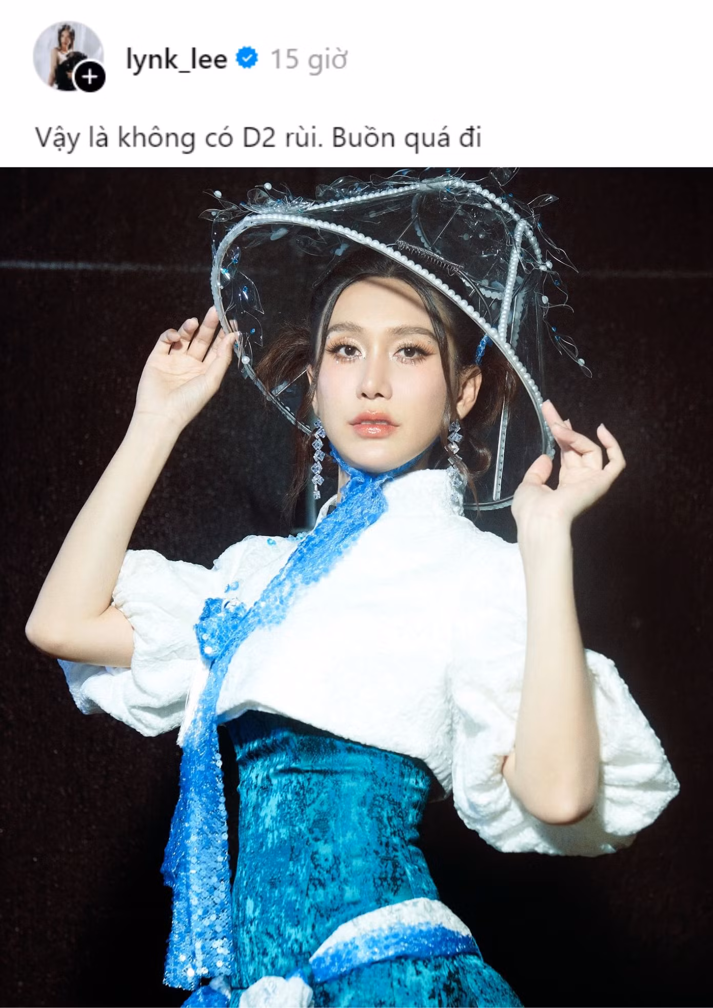 Lynk Lee khiến fan hoang mang với thông báo không có concert D-2. Lynk Lee khiến fan hoang mang với thông báo không có concert D-2.