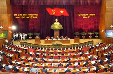 Hội nghị lần thứ 7 Ban Chấp hành Trung ương Đảng khoá XI sẽ xem xét, quyết định, cho ý kiến chỉ đạo đối với các vấn đề lớn. Ảnh: VGP/Nguyễn Hoàng. Hội nghị lần thứ 7 Ban Chấp hành Trung ương Đảng khoá XI sẽ xem xét, quyết định, cho ý kiến chỉ đạo đối với các vấn đề lớn. Ảnh: VGP/Nguyễn Hoàng