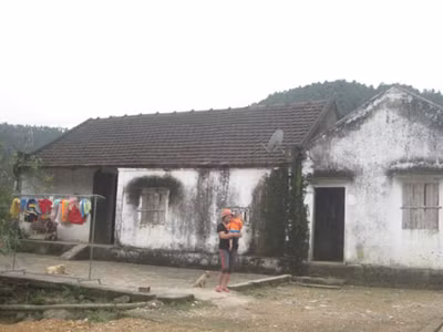Căn nhà của bị can Lê Văn Vân. Ảnh: Hải Bình