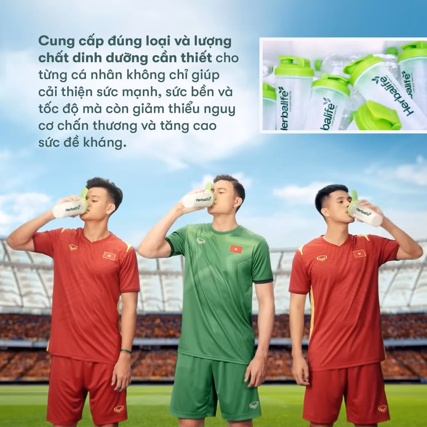 Dinh dưỡng khoa học đóng vai trò quan trọng trong hỗ trợ các VĐV đạt hiệu suất thể thao tốt nhất