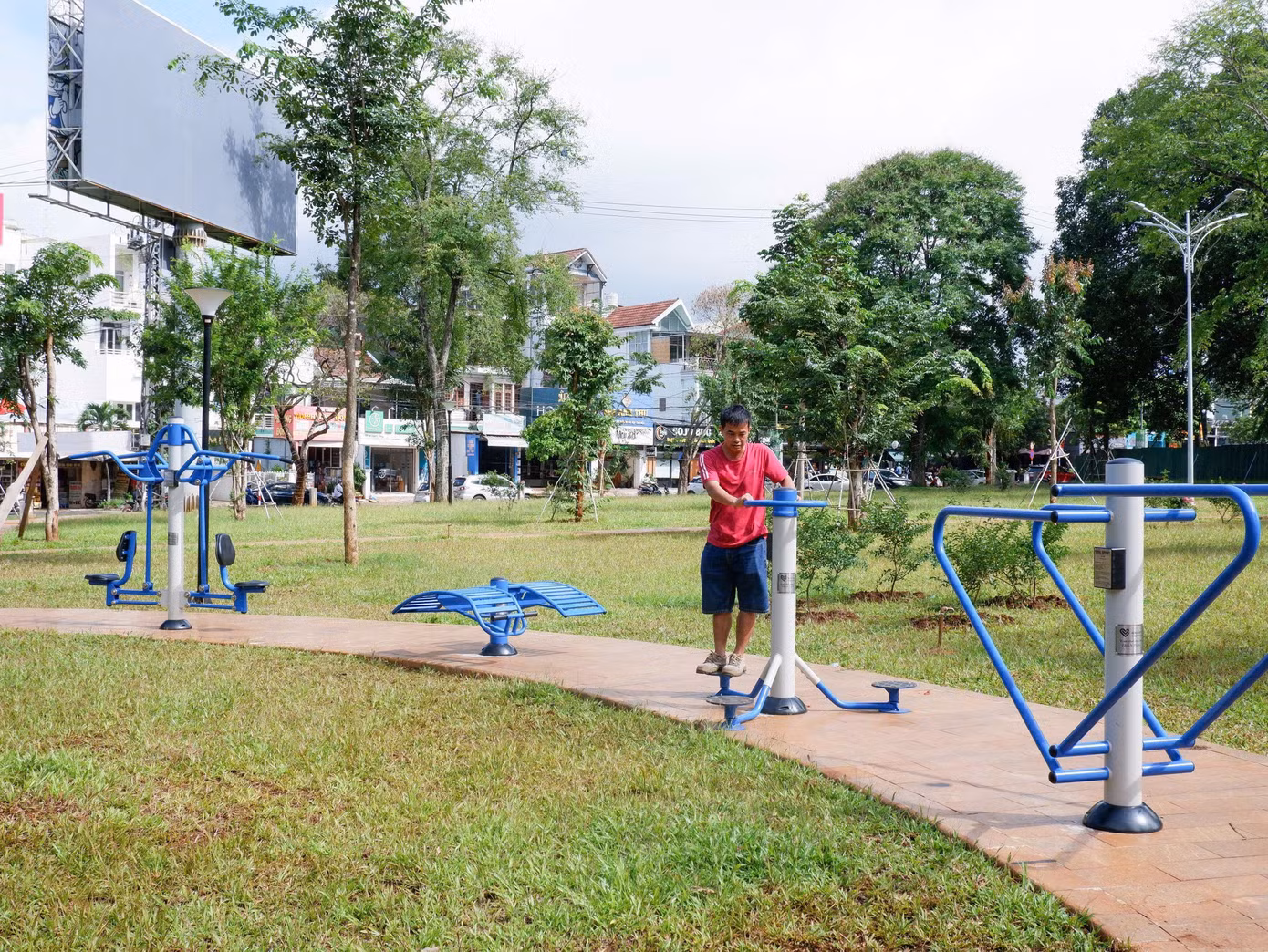 Công trình giúp người dân có nơi rèn luyện sức khoẻ