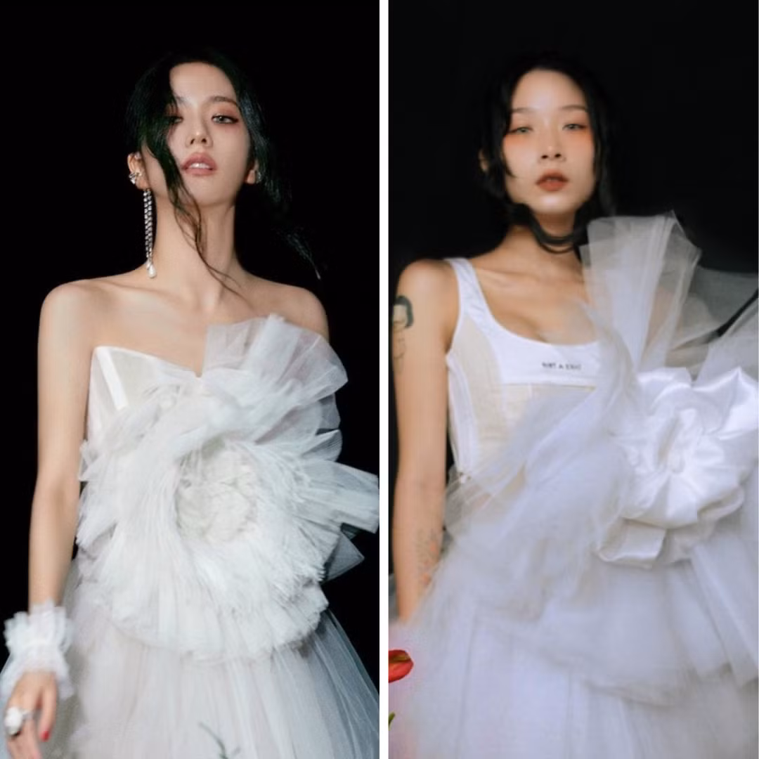 Dân cư mạng đùa rằng không biết nên gọi “cheap moment” hay “expensive moment” vì phiên bản biến tấu lung linh của fangirl này. (Ảnh: Thạch Trang)
