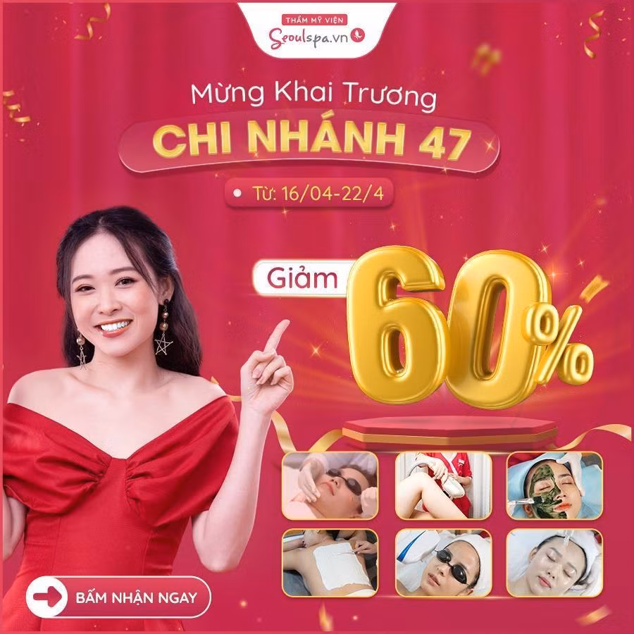Ưu đãi sau khai trương đến 60% Ưu đãi sau khai trương đến 60%