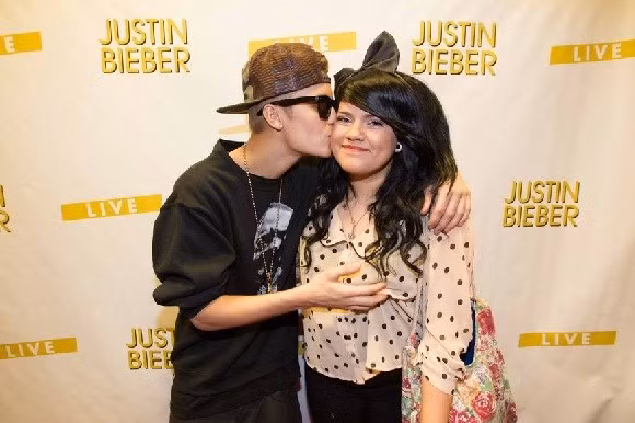 Hình ảnh gây sốt của Justin