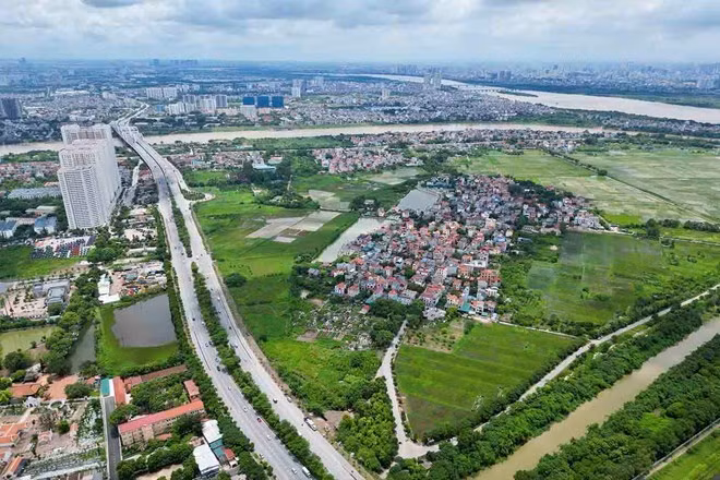 Một khu đất tại huyện Đông Anh