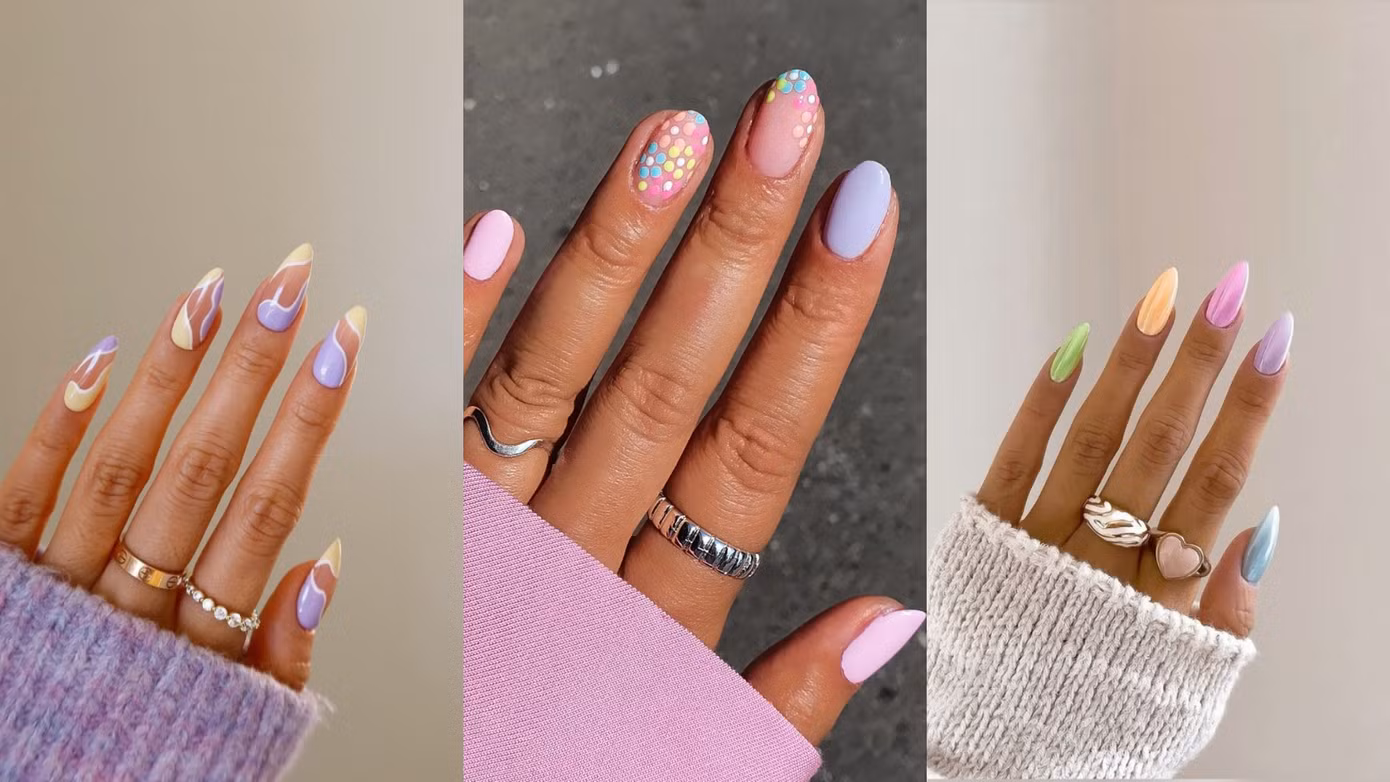 Bảng màu pastel đang tâm điểm của làng nail thế giới. Bảng màu pastel đang tâm điểm của làng nail thế giới.