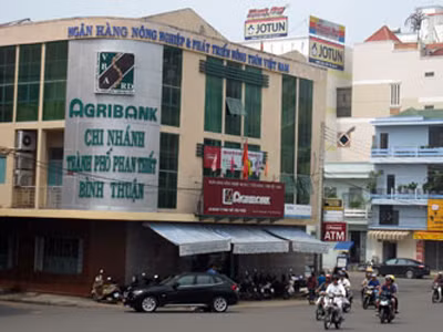 Agribank - Chi nhánh Phan Thiết, nơi Hải đột nhập vào để trộm nhưng… ngủ quên. Ảnh: PN