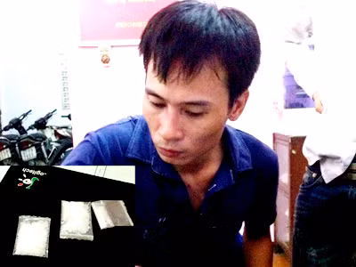 Đối tượng Sơn và tang vật bị thu giữ