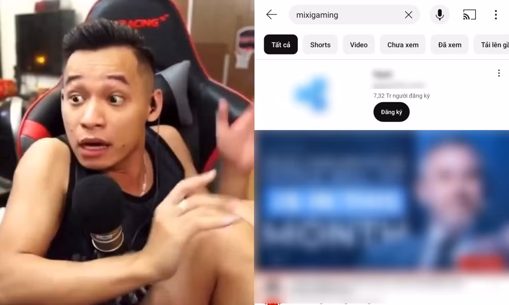 Kênh YouTube của Độ Mixi bị chiếm quyền sở hữu vào sáng 2/4.