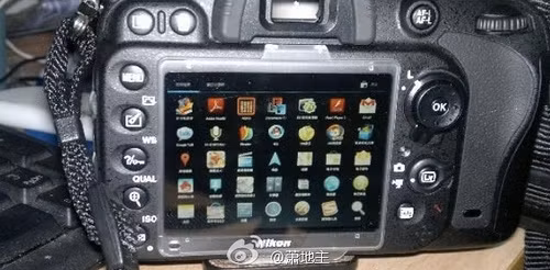diện của hệ điều hành iOS và Android trên máy DSLR