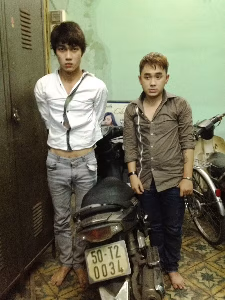 Hai tên cướp giật cùng phương tiện gây án bị cảnh sát hình sự đặc nhiệm bắt giữ
